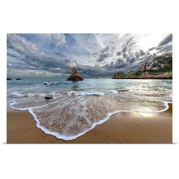 Great BIG Canvas Nick Venton Poster Print entitled Beauport Bay