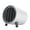 White, variant on Nkmbld Space Heater for Office, Portable Desktop Heater Fan for Bedroom with Adjustable Thermostat and Overheat Protection