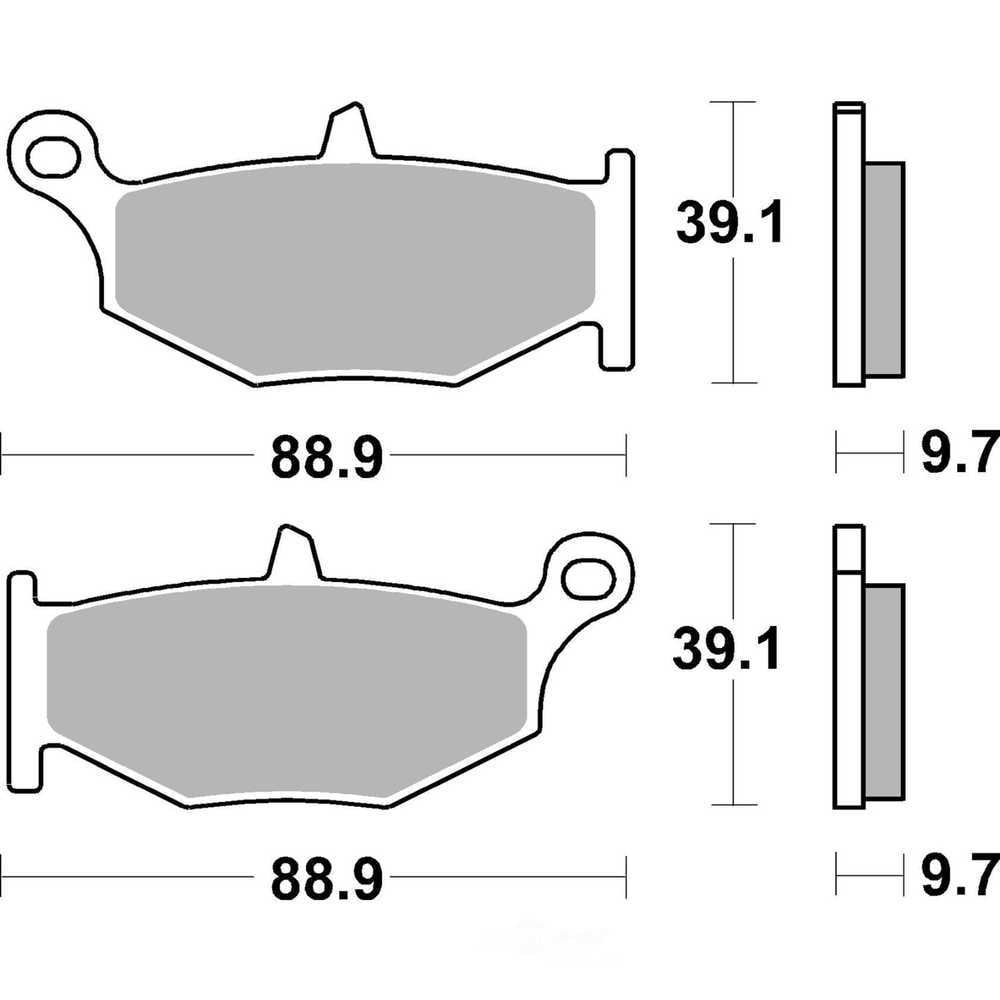 Brembo 07SU32SP PRIME Powersports Sinter SP
