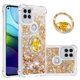 thumbnail image 1 of Funda para Motorola Moto G Stylus 2021 5G con Brillo Líquido Flotante, Purpurina, Parachoques y Anillo Giratorio Soporte, 1 of 5