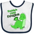 thumbnail image 3 of Inktastic Daddy's Little Dragon Boys or Girls Baby Bib, 3 of 4
