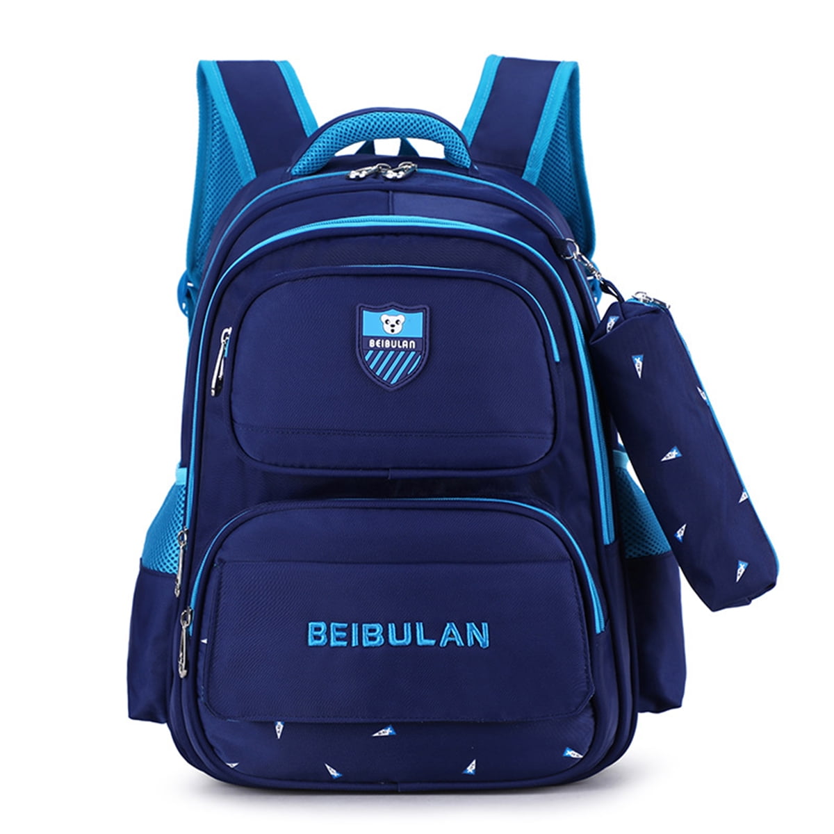 Lemon Orange Green Shoulder Backpack Messenger Crossbody Laptop Bag Student Bookbags for Kid Girls Boys