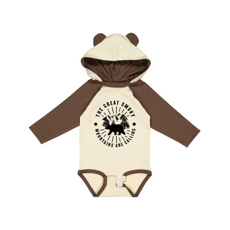

Inktastic The Great Smoky Mountains Are Calling Gift Baby Boy or Baby Girl Long Sleeve Bodysuit