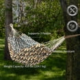 thumbnail image 3 of Sunnydaze Outdoor Polyester Double Jacquard Hammock - Geometric Jumble, 3 of 10