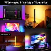 DAYBETTER RGB LED Light Bars, Music Sync TV Backlight with USB Powered , APP And Remote Control, 213 Preset Modes,16 Million Colors,Three Control Modes,Suitable for 45-70 inch TVs,2pack
