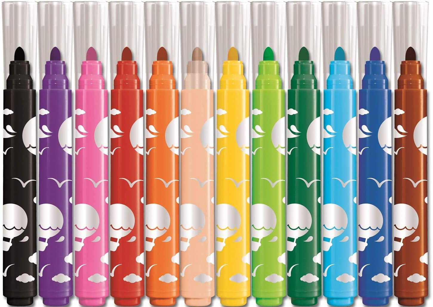 Maped Color Peps Maxi Washable Felt Markers Large Tip 12 Markers per