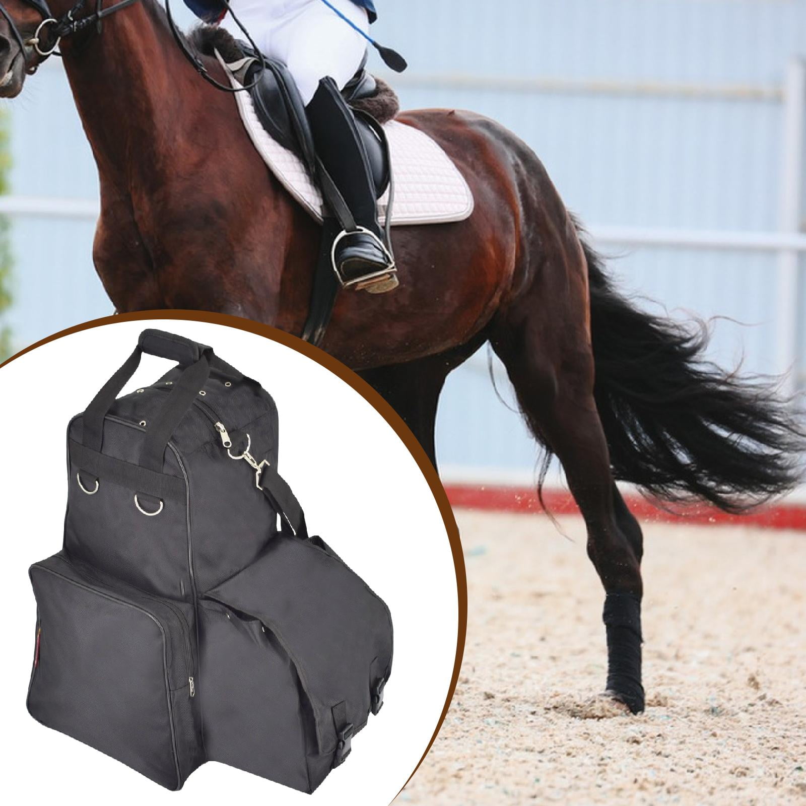 simhoa Equestrian Pack Equipment Versatile Waterproof Large Capacity Wear Resistant