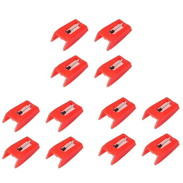 Agujas de 12 Piezas para Tocadiscos. Agujas de Aguja de Repuesto Universales Agujas Aguja de Repuesto