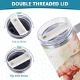 thumbnail image 5 of Hands Flowers 40 oz Tumbler with Handle Insulated&nbsp;Travel Mug&nbsp;Lid Straw Leak Proof Steel Vacuum Water Bottles Glasses Fits in Car Cup Holder, 5 of 7