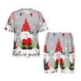 thumbnail image 1 of Balery Merry Christmas Gnome1 Conjunto de Pijama Infantil de Manga Corta con Estampado – Ropa de Dormir de Algodón Suave-XX-Large, 1 of 6