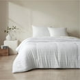 thumbnail image 6 of Style House White Crinkle Comforter for Teens Adults Seniors, Twin, 6 of 9