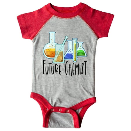

Inktastic Future Chemist with Beakers Test Tubes and Formulas Gift Baby Boy or Baby Girl Bodysuit