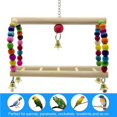 thumbnail image 1 of mmirethe Bird Ladder Bridge Bird Ladder Toys Coloured Flexible Swing Bridge Parrot Cage Hanging Ladder, 1 of 6