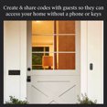 thumbnail image 3 of Keypad – Weatherproof, LED-Backlit Accessory for Keyless Entry with Any Level Lock or Bolt – Black, 3 of 7