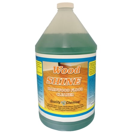 Wood Shine - neutral floor cleaner concentrate - 1 gallon (128 (Best Floor Stain For Hardwood Floors)