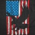 thumbnail image 2 of Womens Eagle In Flag Awesome T Shirt Fourth Of July Graphic Tee for Ladies Womens Graphic Tees, 2 of 9