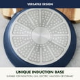 thumbnail image 5 of GreenPan Balance 12" Fry Pan Ceramic Nonstick, Toxin-Free, Dishwasher & Oven Safe, Oxford Blue, 5 of 7