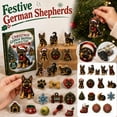 thumbnail image 3 of 24-Day Animals Advent Calendar , Christmas Countdown Calendar with 24 Pieces 2D Acrylic Cute Ornament, Uniquee Christmas Tree Decorations for Xmas Halloween Animals Lover, Holiday Decor Gift, 3 of 3