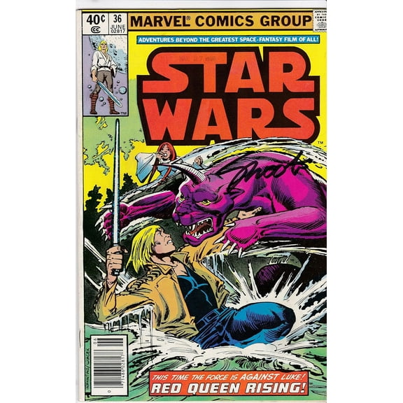 Marvel 1977 Star Wars #36 Signed by Jim Shooter