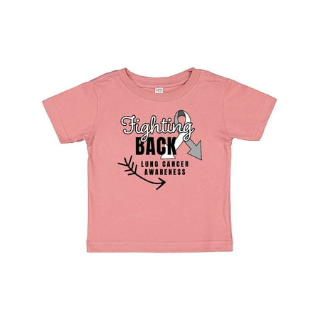 

Inktastic Fighting Back Lung Cancer Awareness with Arrow Gift Baby Boy or Baby Girl T-Shirt