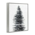 thumbnail image 5 of Stupell Industries Snow Dusted Christmas Tree Holiday Painting Gray Framed Art Print Wall Art, 11 x 14, 5 of 9