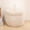 Beige, variant on Round Woven Fabric Storage Basket with Lid - Round Storage Basket with Lid Handmake Cotton Rope Woven Basket Cute Storage Organizer for Fruit Snack or Books Toys Storage Bins for Home Decoration