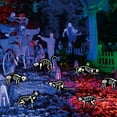 thumbnail image 5 of 2024 Halloween Decorations,Halloween Decorations Outdoor Scary,Halloween Garden Ghosts Horrible Decor,Halloween Glows-in-the-dark Outdoor Courtyard Skeleton Cats Holiday Atmospheres Decoration, 5 of 7