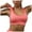 Red, variant on Sports Bras For Women High Support Workout Crop Tops With Removable Pads Yoga Racerback Bra For Workout Fitness Light Blue