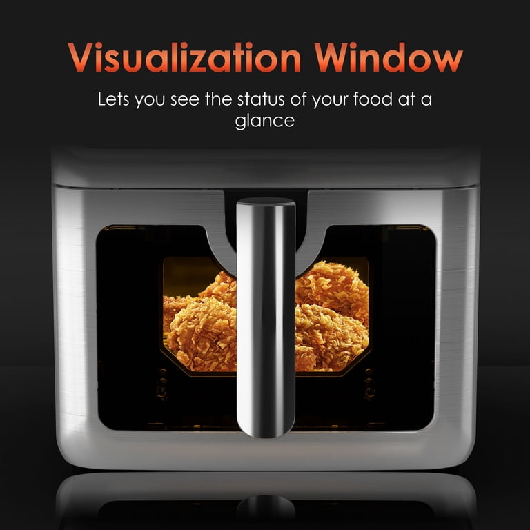 WHALLSE 6-Quart Air Fryer with Visual Window photo 6