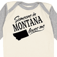 thumbnail image 4 of Inktastic Someone in Montana Loves Me Boys or Girls Long Sleeve Baby Bodysuit, 4 of 5