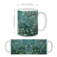thumbnail image 4 of WIRESTER 11 Oz Ceramic Tea Cup Coffee Mug, Almond Blossom Van Gogh, 4 of 7