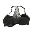 thumbnail image 2 of Victoria's Secret Sexy Illusions Racerback Lightly Lined Demi Bra Black Cup Size 32DD NWT, 2 of 2