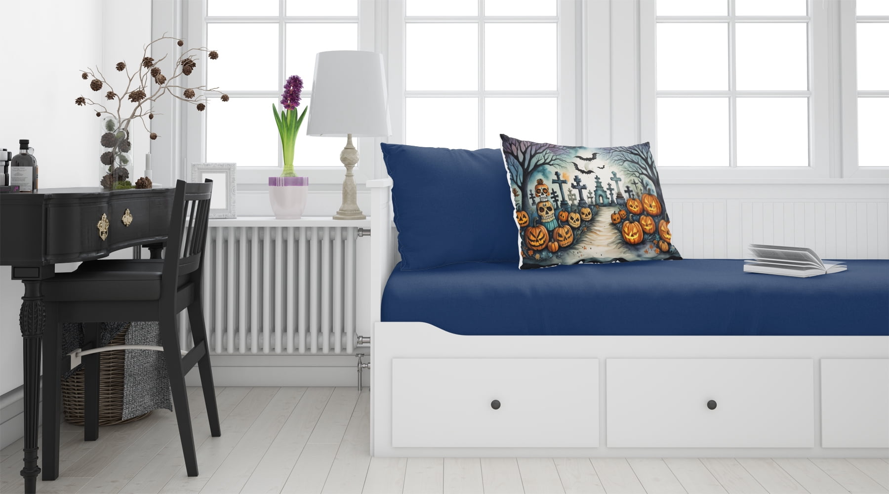 Carolines Treasures DAC2238PILLOWCASE 20.5 x 30 in. Unisex Day of the Dead Spooky Halloween Fabric Standard Pillowcase