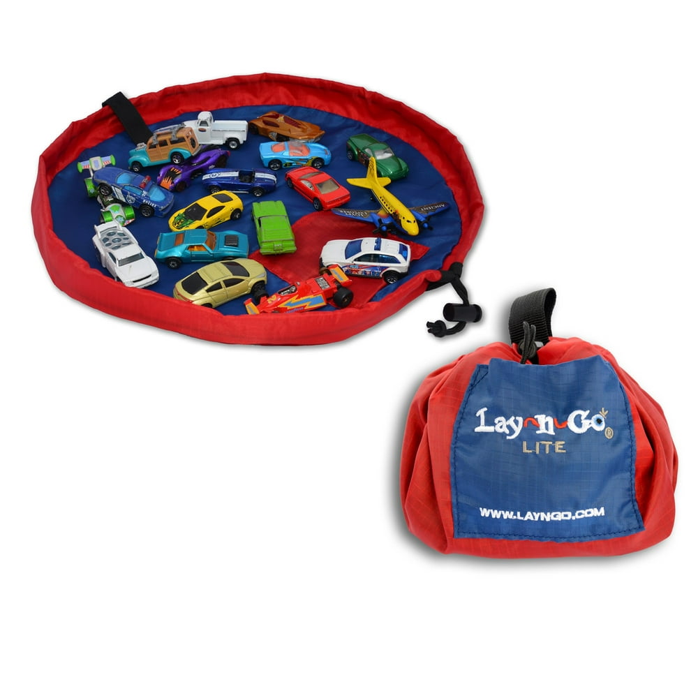 LaynGo LITE (18") Red, Activity Play Mat, Toy Storage