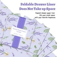 thumbnail image 6 of LA BELLEFEE 6-Pack Foldable Drawer Paper Lavender Scented Wardrobe Storage Liner Drawer Divider Paper Home Organization Supplies, 6 of 8
