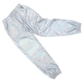 thumbnail image 4 of Beaupretty Jogginghose Glitzer Women Metallic Trousers Silver Spandex for Bar and KTV, 4 of 8