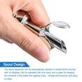 thumbnail image 4 of 4Pack Stainless Steel Pourers, Auto Flip Olive Oil Dispenser Spout, Silver, 4 of 6