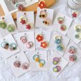 thumbnail image 3 of Children‘s Head Rope Korean Sweet Flower Star Hair Circle Small Daisy Pattern Circle Girls Do Not Hit Hair Small Rubber Tendon Hair Rope, 3 of 6