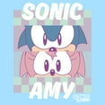 thumbnail image 2 of Men's Sonic the Hedgehog Couple Eyes Graphic Crop T-Shirt, 2 of 4