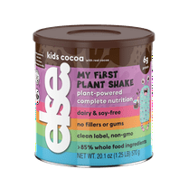 Else Nutrition Kids Shake Mix - Plant-Based, Dairy-Free Protein Powder w/ 25  Vitamins (Chocolate, 1-Pack)