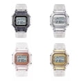 thumbnail image 1 of Reloj Transparente Estilo Retro Extensible Colores, 1 of 7
