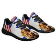thumbnail image 6 of Israel American flag Jewish The Lamb And Lion of Judah Shoes Sneakers Black Size 10.5, 6 of 7