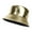 Gold, variant on Hats Bright Leather Color Double Fisherman's Women's Outdoor Sun Basin Foldable Travel Men Multicolor Optional Hat