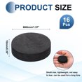thumbnail image 2 of 16 Pcs Single Sided Speaker Isolation Feet Pads, 40mmx10mm Foam Base Pad, Black, 2 of 5