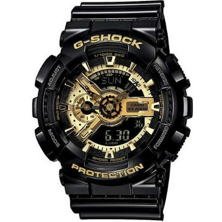 Temp Compass Mens Watch - Casio G-Shock Limited Edition Mens Watch GA110GB-1A