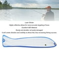 thumbnail image 3 of Sea Fishing Lure Flasher, Fish Shape ABS Bait with Reflective  Sticker, Increase Fishing Success, 3 of 8