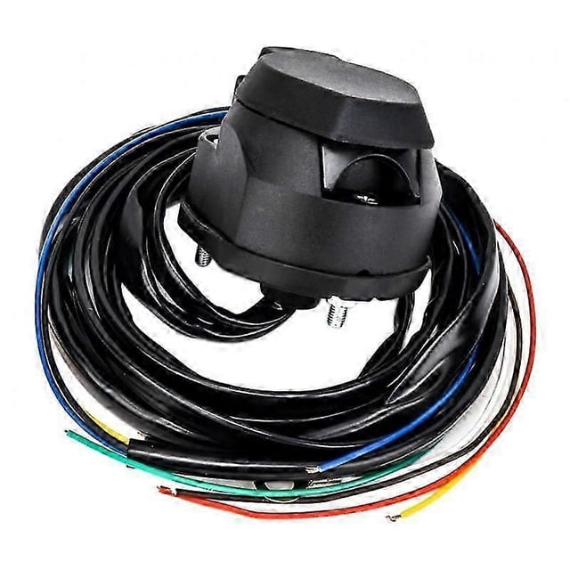 7Pin Trailer Socket Cable 5ft Wire Europe Car Trailer Wiring Connector Parts