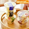 thumbnail image 2 of 100 Pack 6 oz Plastic Dessert Cups with Flat Lids (No Hole),Disposable Parfait Cups,Clear Plastic Party Cups for Fruit,Ice Cream,Yogurt,Candy,Salad,Snack,Pudding, 2 of 14