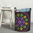 thumbnail image 5 of Goofa Mardi Gras5 Printed Circular Hamper,Laundry Basket with Handles,Storage Baskets Foldable,Large Capacity Laundry Hamper-, 5 of 8