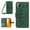 Green, variant on For T-Mobile Revvl 6 Pro 5G Skin Feel Sun Flower Pattern Flip Leather Phone Case with Lanyard